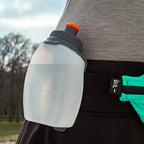 Running Water Bottle, H2O Hydration Companion, BPA-Free Sports Water Bottle No Bounce, Leak-Proof Design, Clips to Running Belt mbzr