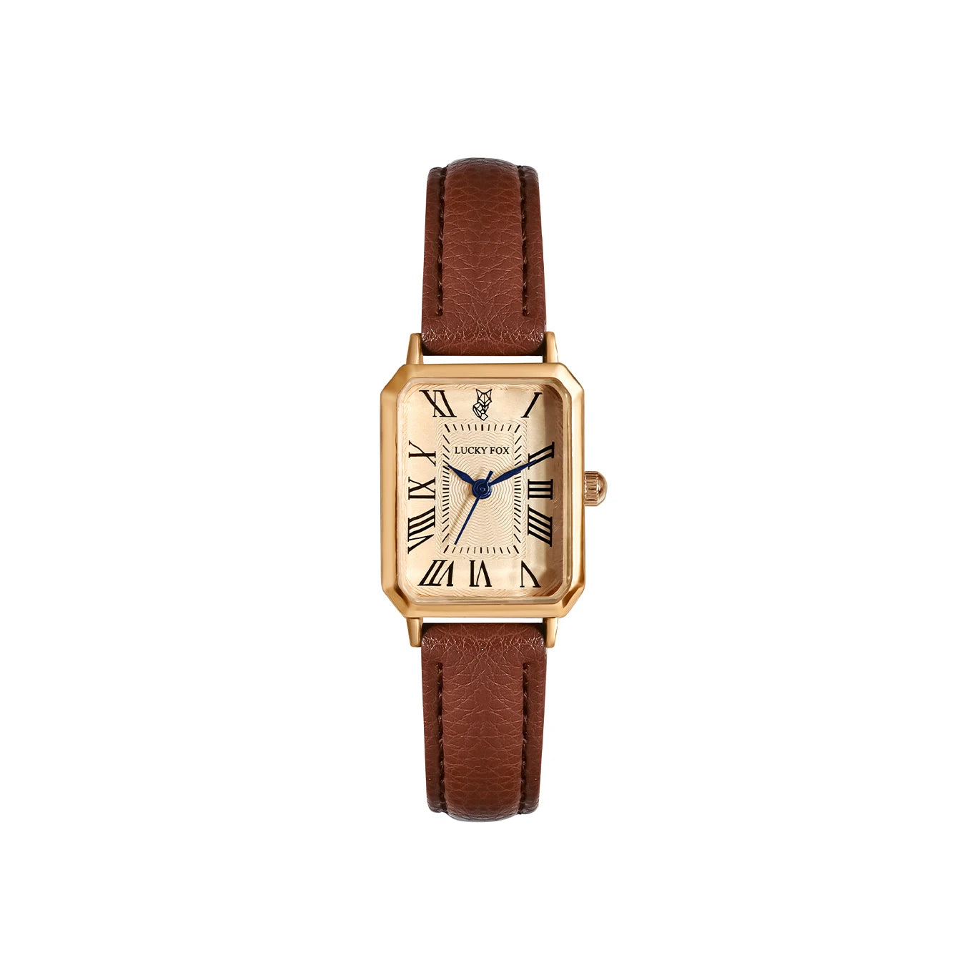 Fashion Retro Digital Dial Casual Watches Square Leather Strap Fashionable Clock Quartz Wristwatch for Women Gift mbzr