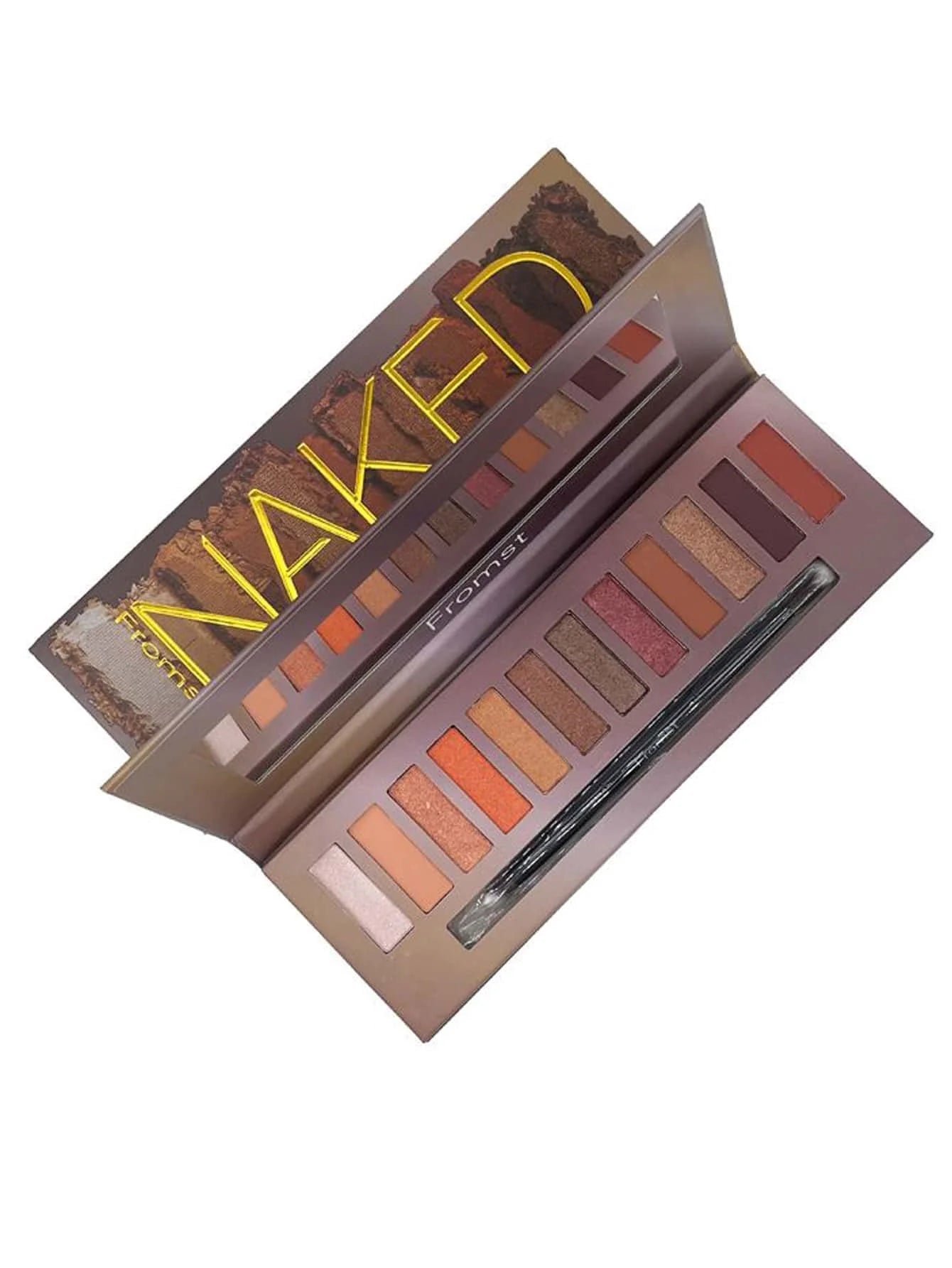 12-color eyeshadow palette, mirror packaging, pearlescent shimmer, stage makeup effect, long-lasting, easy to apply, waterproof mbzr