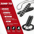 Jump Rope - Tangle-Free Rapid Speed with Ball Bearings -jump Rope for Men, Women, Kids and Adults – Home Exercise and Slim Body Adjustable Speed Jump Ropes for Fitness at Home Gym Workout mbzr