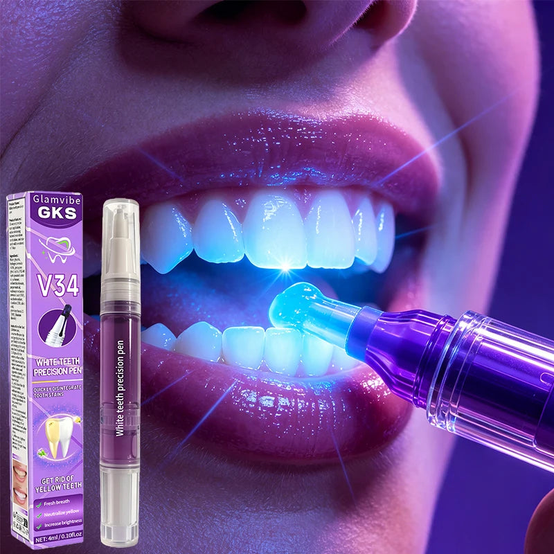 POZOAMIS Purple Yellow Teeth Remover Brush, whitens and brightens teeth, freshens breath, repairs and cleans toothpaste, removes plaque, black teeth, and cavities, teeth whitening, oral care tool mbzr