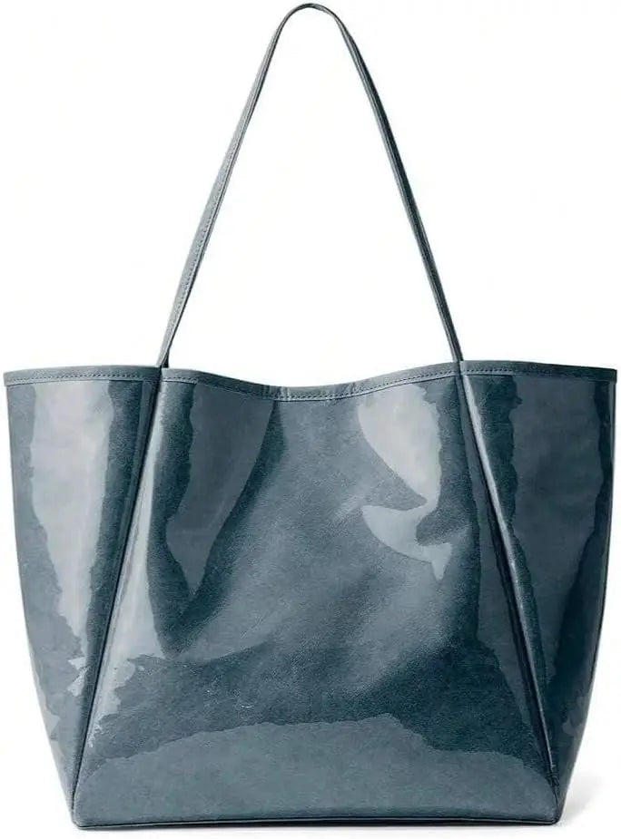 Large PVC Handbag Kraft Paper Hobo Tote Bags for Outdoors Beach mbzr