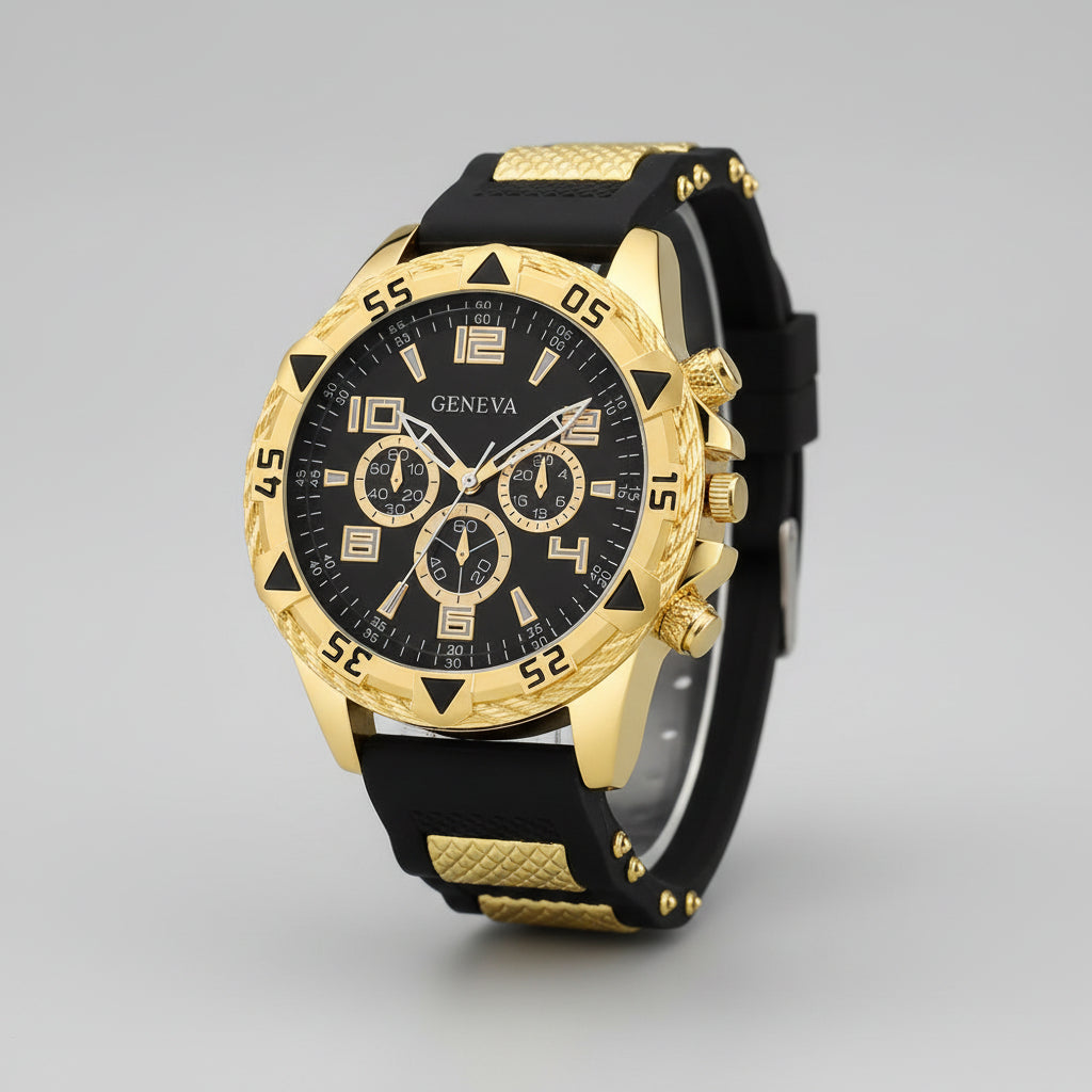 Elegant Men&women; Quartz Watch - Sleek Business Style with Silicone Strap, Suitable for Men & Women, Festival Gift mbzr