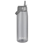 32 oz Water Bottle with Straw, Leakproof Sports Water Bottle with Carry Strap, BPA-Free Large Water Bottles for Home, Travel, S mbzr