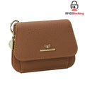Royal Bagger Womens Wallet Small Rfid Ladies Compact Bifold Leather Vintage Coin Purse Kiss Lock Trifold Purse Magnetic Opening mbzr