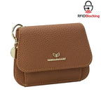 Royal Bagger Womens Wallet Small Rfid Ladies Compact Bifold Leather Vintage Coin Purse Kiss Lock Trifold Purse Magnetic Opening mbzr