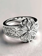 1 PC Romantic Ring For Women Promise Ring For Wedding Engagement Anniversary Party Jewelry Valentine's Day Gift