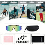 UV400 Sport Sunglasses for Golf, Fishing & Cycling