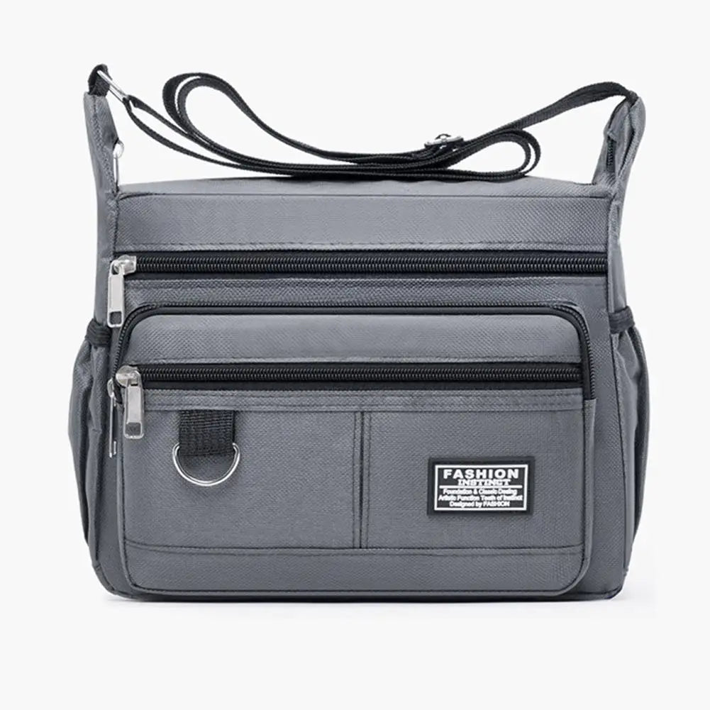 Mens Crossbody Bag Single Shoulder Bags Big Capacity Multi-Pockets Storage Bag Fashion Handbag Business Crossbody Bags mbzr