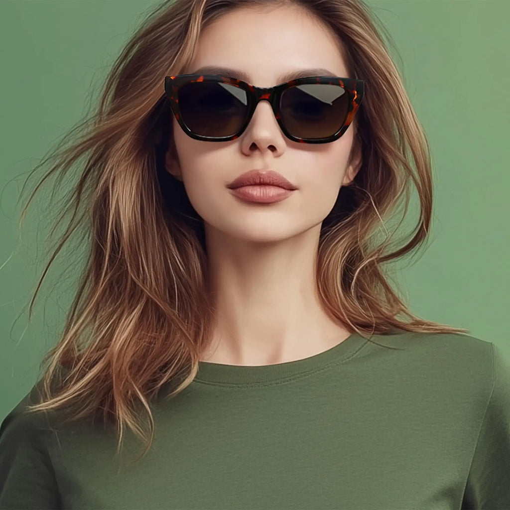 ZENOTTIC Polarized Women Sunglasses Cateye: Sun Glasses for Ladies - Retro Classic Shades UV400 Protection