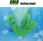 Cooling Towels (40"x12", Pack of 30) for Neck & Face, Hot Weather Sports, Gym, Yoga, Travel & More mbzr