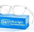 Clear Blue Light Glasses for Computer & Gaming - Anti UV, Scratch-Resistant, Comfort Fit mbzr
