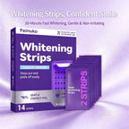Purple Teeth Whitening Strips for Sensitive Teeth Remove Coffee Wine Smoking Stains Non Slip Improve Dental Yellowing Bright Smile Teeth Bleaching Strip mbzr