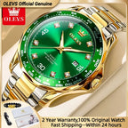 OLEVS 9988 Quartz Watch for Men Luxury Style Waterproof Stainless steel TOP Brand Classic Date Men's Watches Relógio Masculino mbzr