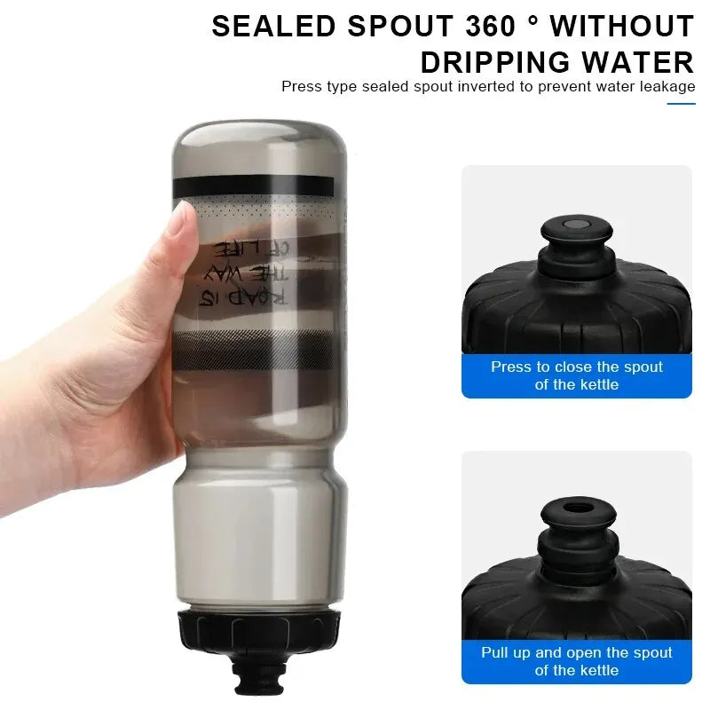 RIDERACE Bicycle Water Bottle 750ML PP5 Plastic For Outdoor Running Climbing Sports Squeeze Mug Cycling Kettle Portable Bike Cup mbzr