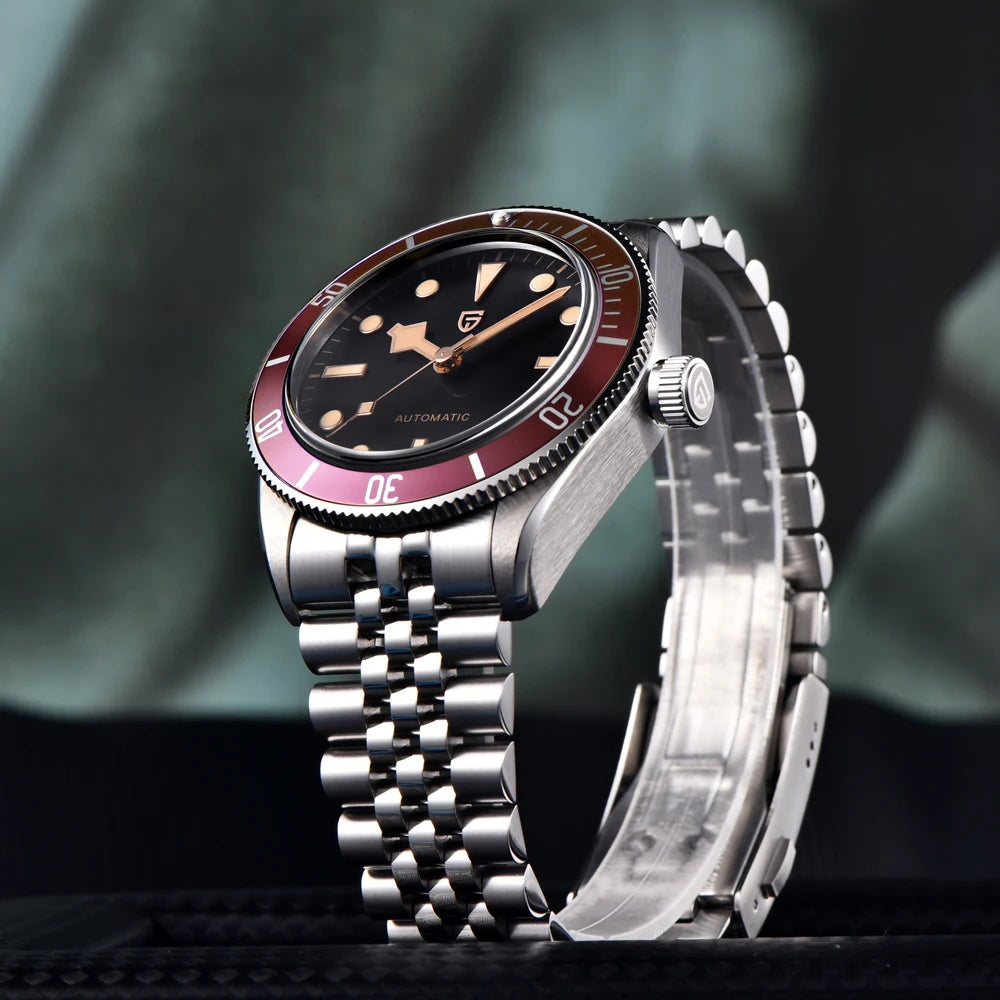 2026 New Men's Watches PAGANI DESIGN Top Luxury NH35 Mechanical Automatic Watch For Men AR Sapphire Mirror Luminous Men Gift local shipping