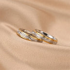 Simple Stainless Steel Frosted Couple Rings For Women Men Fashion Jewelry Valentine's Day Gifts For Lover Size 5-13 Wholesale