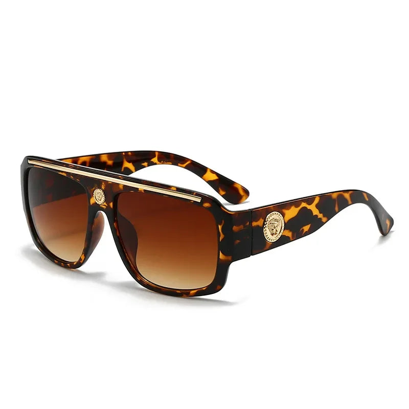 2026 Oversized Vintage Punk Sunglasses  Fashion Brand Luxury Designer Sunglasses Men Women  Summer Travel Outdoor Shades Glasses