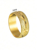 1 Piece Stainless Steel Fashion Ring, Unisex Couples Ring For Wedding, Holiday, Everyday Wear