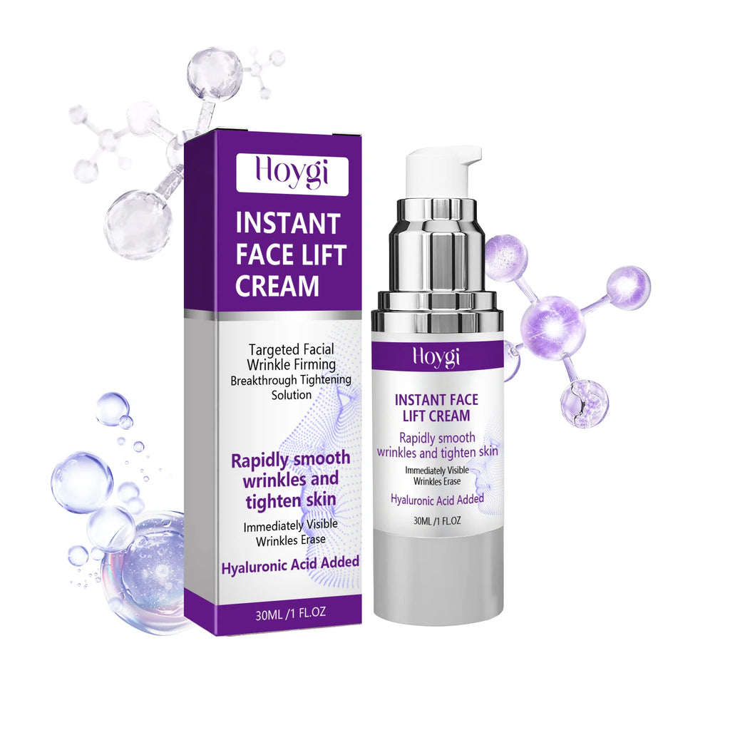 Instant Face Lift Cream Tightening Lifting Anti-Wrinkle Firming Moisturizer Smoothing Fine Lines Wrinkles Brightening Improve Dull Skin All Skin Types Daily Face Neck Eye Firming Treatment mbzr