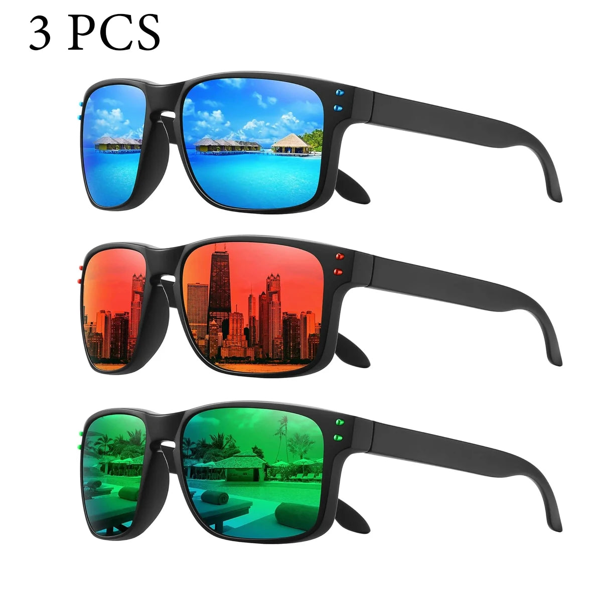 Fashion Polarized UV400 Casual Designer Sunglasses Unisex Eyewear mbzr