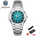 2026 New For Men Fashion Brand Male Watch Waterproof Luminous Stainless Steel Watches  Date Week Casual Quartz Men's Clock Reloj mbzr