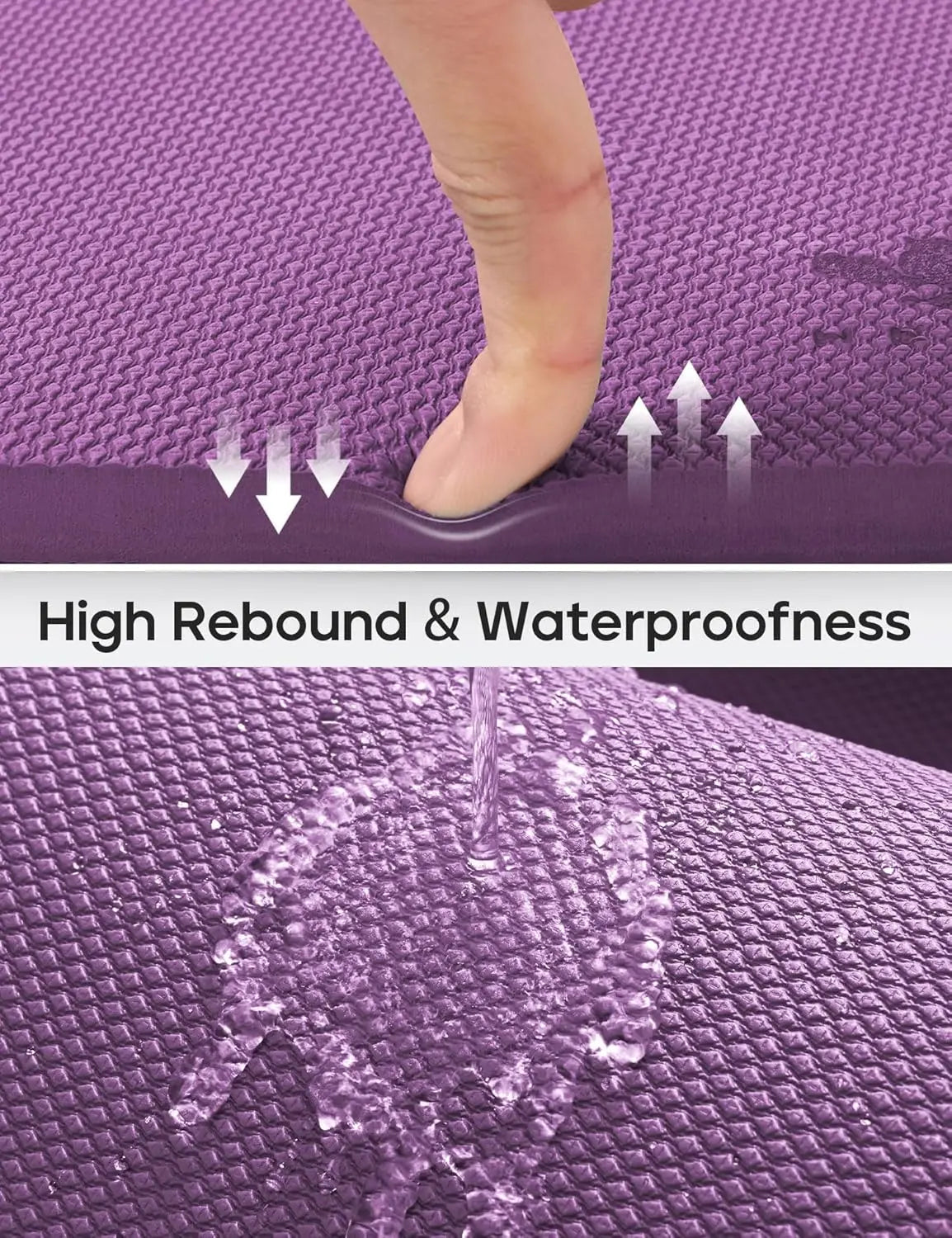 Non-Slip Yoga Knee Pads Cushion for Exercise, Gardening, and Floor Work - 26x10 Inches mbzr