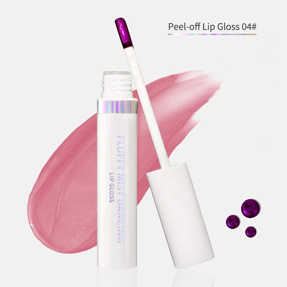 Lip Stain Tint Peel Off Waterproof Lipsticks Cosmetics Makeup Long Lasting Waterproof Peel Off Lip Stain Pink Red Metallic Lip mbzr