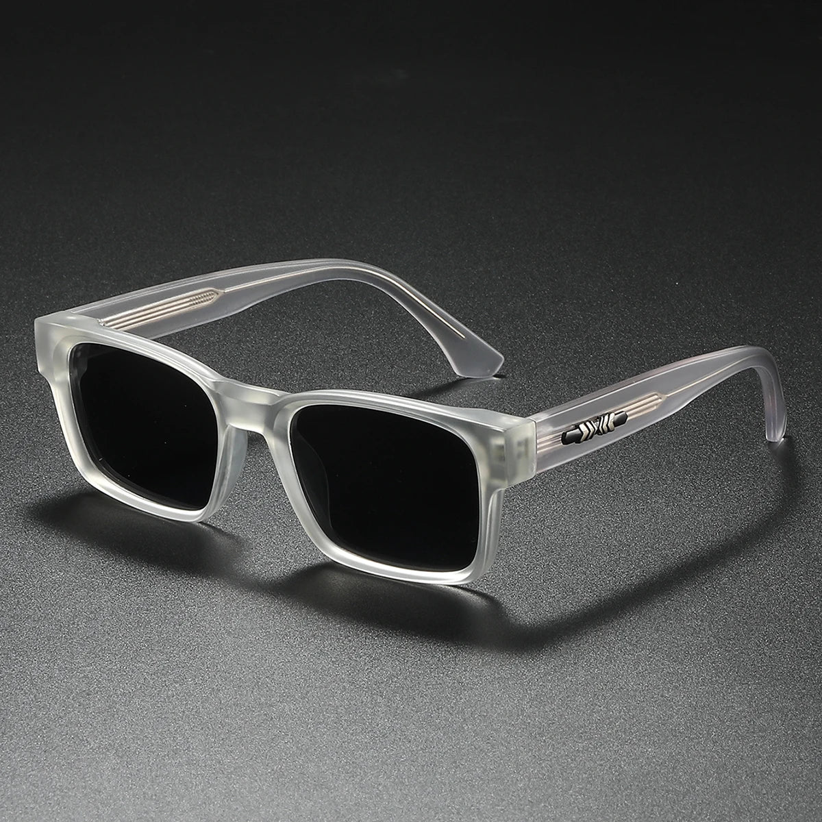 Classic Quality Square Polarized Sunglasses Metal Core UV400 Unisex Eyewear