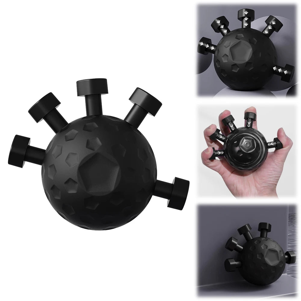 Hand Strength Exerciser Ergonomic Hand Ball Gripper Exerciser Anti Slip Finger Exerciser Trainer Rock Climbing Fitness Equipment mbzr