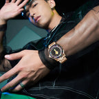 Mark Fairwhale 2026 Fashion Quartz Watches for man Rotatable Flag Dial Waterproof Luminous Wheel Fashion relógios masculino