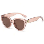 Cat Eye Photochromic Sunglasses For Women Black Frame UV400 Protection