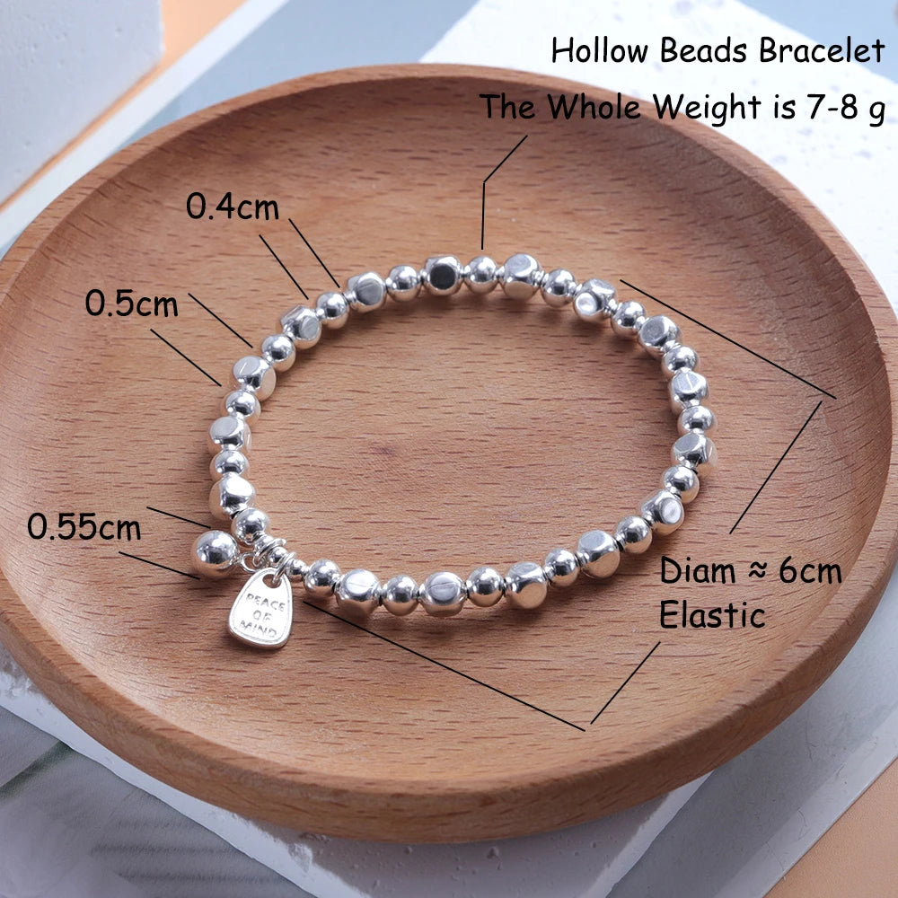 925 Sterling Silver Bracelet Rose Flower Linked Vintage Punk Adjustable Chain For Woman Girl Jewelry Gift Dropship Wholesale