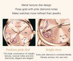 OLEVS 3605 Women Watch Top Brand High Quality Quartz Watch Exquisite Diamond Note Waterproof Dial Dress Ceramic Women Watch mbzr