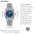 RollsTimi Men's Watches 2026 Top Luxury Watch For Men Quartz Man Waterproof Sports AR Sapphire Luminous Stainless Steel Clock Gift mbzr