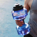 2.2L Dumbbell Shaped Kettle Sport Water Bottle Fitness Cycling Water Bottle Creative Summer Water Drinks Bottle mbzr