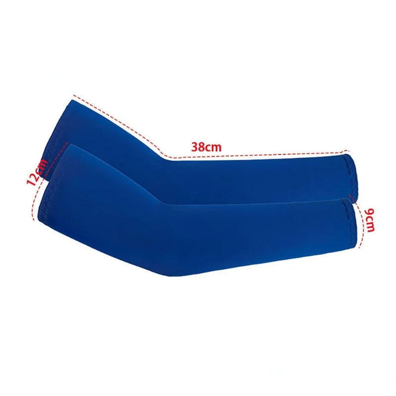 2Pcs Unisex Cooling Arm Sleeves Cover Sports Running UV Sun Protection Outdoor Men Fishing Cycling Sleeves for Hide Tattoos mbzr