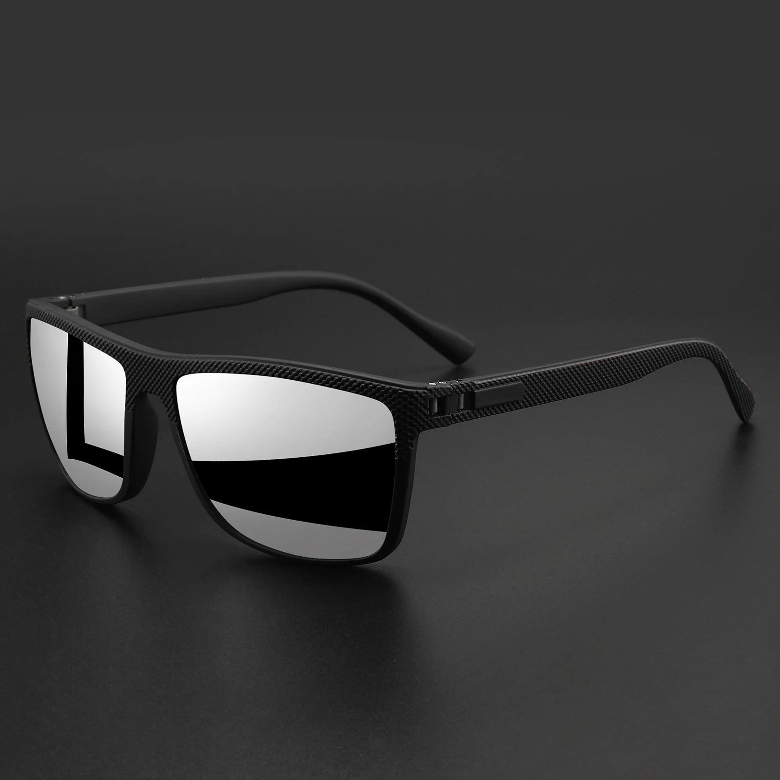 Premium Square Polarized Sunglasses - Spring Hinge Design, Comfort Fit for Cycling, Fishing, Beach & Daily Wear