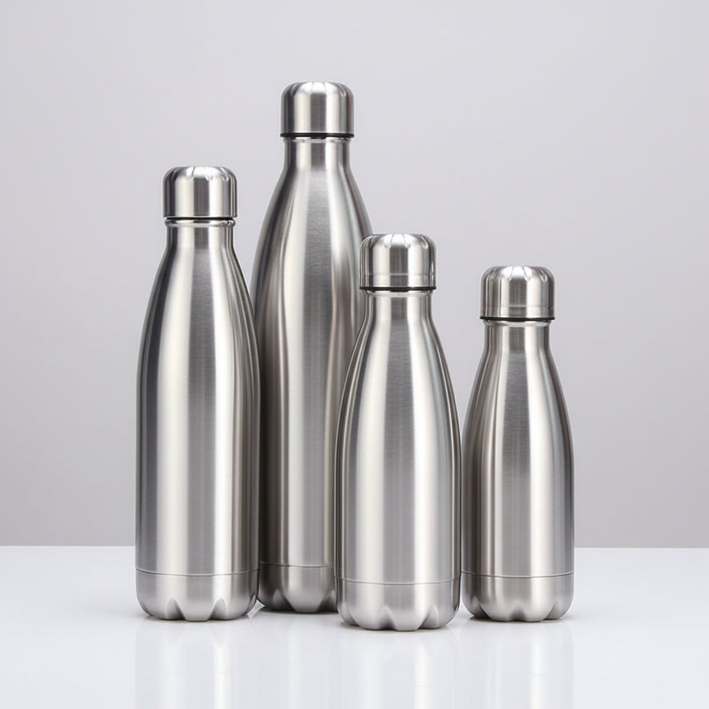 Stainless Steel Water Bottle 1 Liter Free Shipping Items, Drink Bottle for Sport Travel Cups,  500 750 1000ml Water Bottles mbzr
