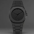 New Fashionable Men's Watch Simple Black Male Quartz Watches Arabic digital Casual Drip Oil Strap mbzr