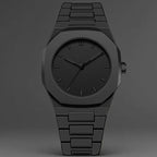 New Fashionable Men's Watch Simple Black Male Quartz Watches Arabic digital Casual Drip Oil Strap mbzr