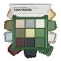 9-Color Green Tone Eyeshadow Palette - Eye Palette (Matte/Shimmer/Glitter) Long-Lasting Pigmented Eye Makeup Palette mbzr