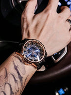 New Fashion Men's Quartz Watch Sports Trendy Men Watch Luxury Personalized Man Watch Large dial Watch Men wrist watches mbzr