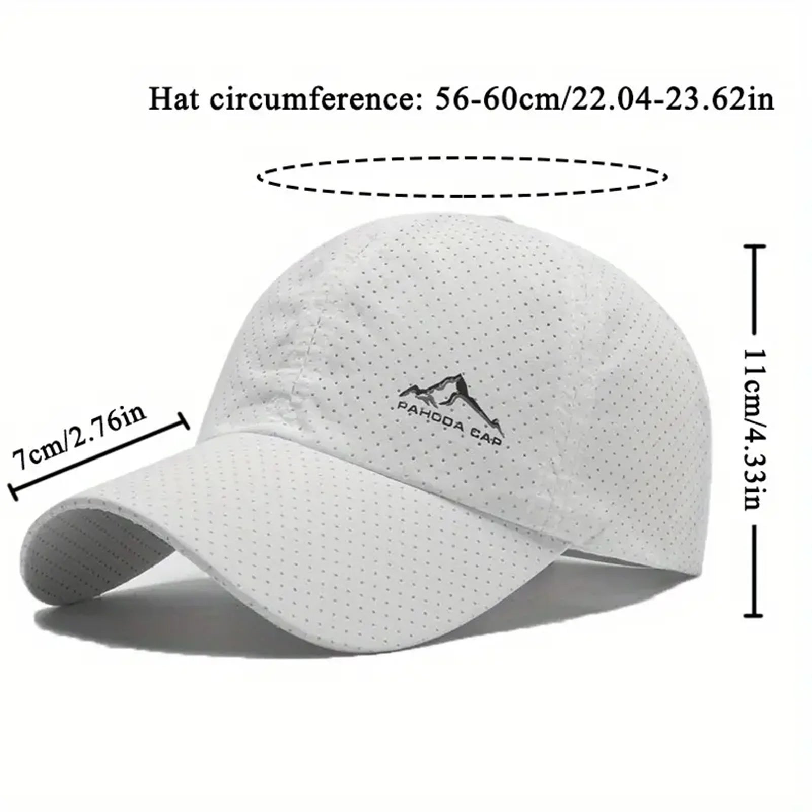 2PCS Baseball Caps Summer Quick-drying Breathable Outdoor Sports Shade Cap