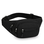 Multi-Pocket Fanny Pack for Men Women, Oxford Fabric Waist Bag, Outdoor Sports Crossbody Chest Bag, Running Cycling Phone Pouch