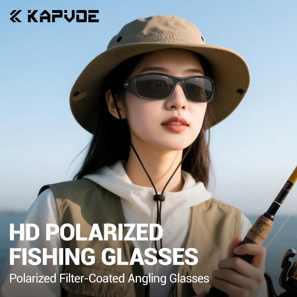 KAPVOE UV400 Anti-Glare polarized Cycling Sunglasses Fashion Men Women Ultralight Fishing Glasses MTB Bicycle Glasses HD Outdoor Sports Running Goggles
