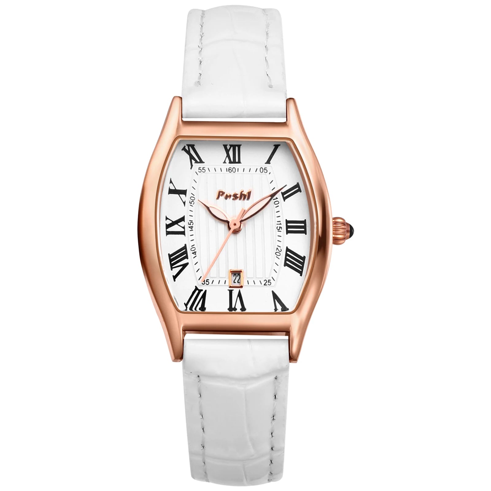 Waterproof Women Watch Leather Strap Roman Numeral scale Quartz Watch Rectangular Women's Fashion Exquisite Small Watch mbzr