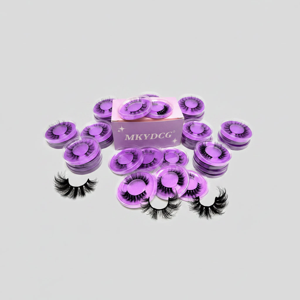 16 Pairs 3 Styles Wispy Faux Mink False Eyelashes Mixed Dramatic Thick Curled Fluffy Strip lashes Multipack for Eyes Makeup Sets mbzr