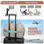 Women's Lightweight Travel Duffel Bag – Gym Weekender Tote mbzr