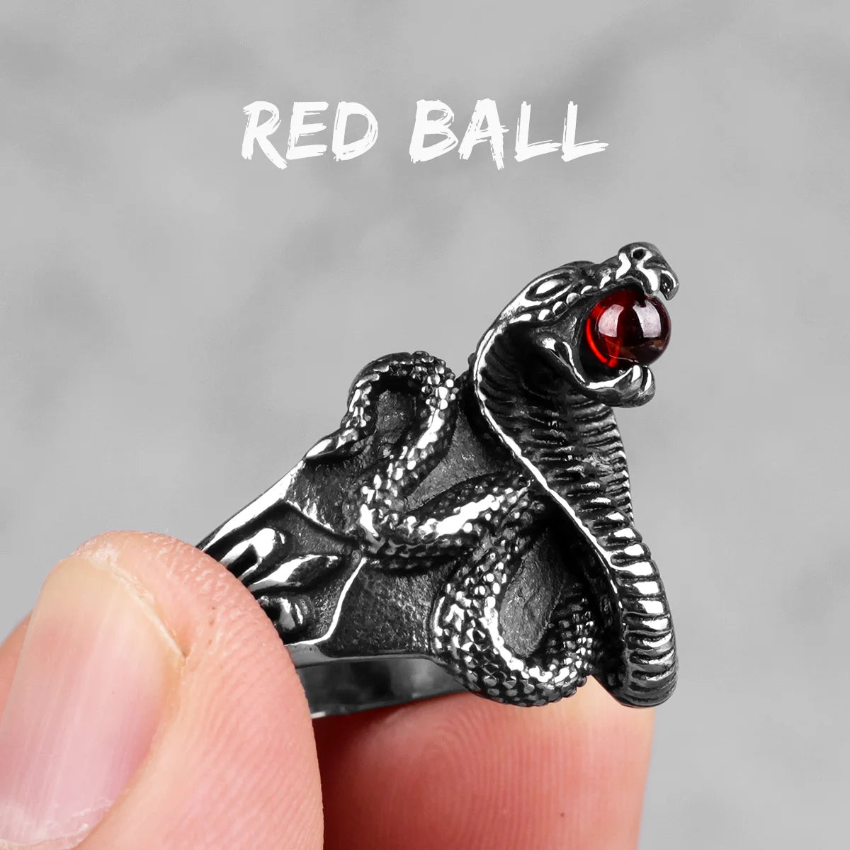 Stainless Steel Animal Rings Eagle Dog Dragon Bird Snake Hip Hop Trendy